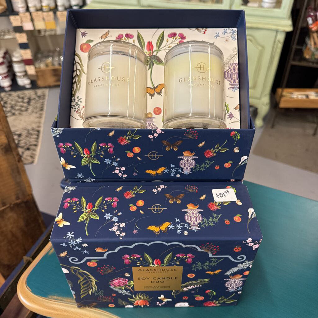 Glasshouse COUNTRY COUTURE Mini Soy Candle Duo in Box