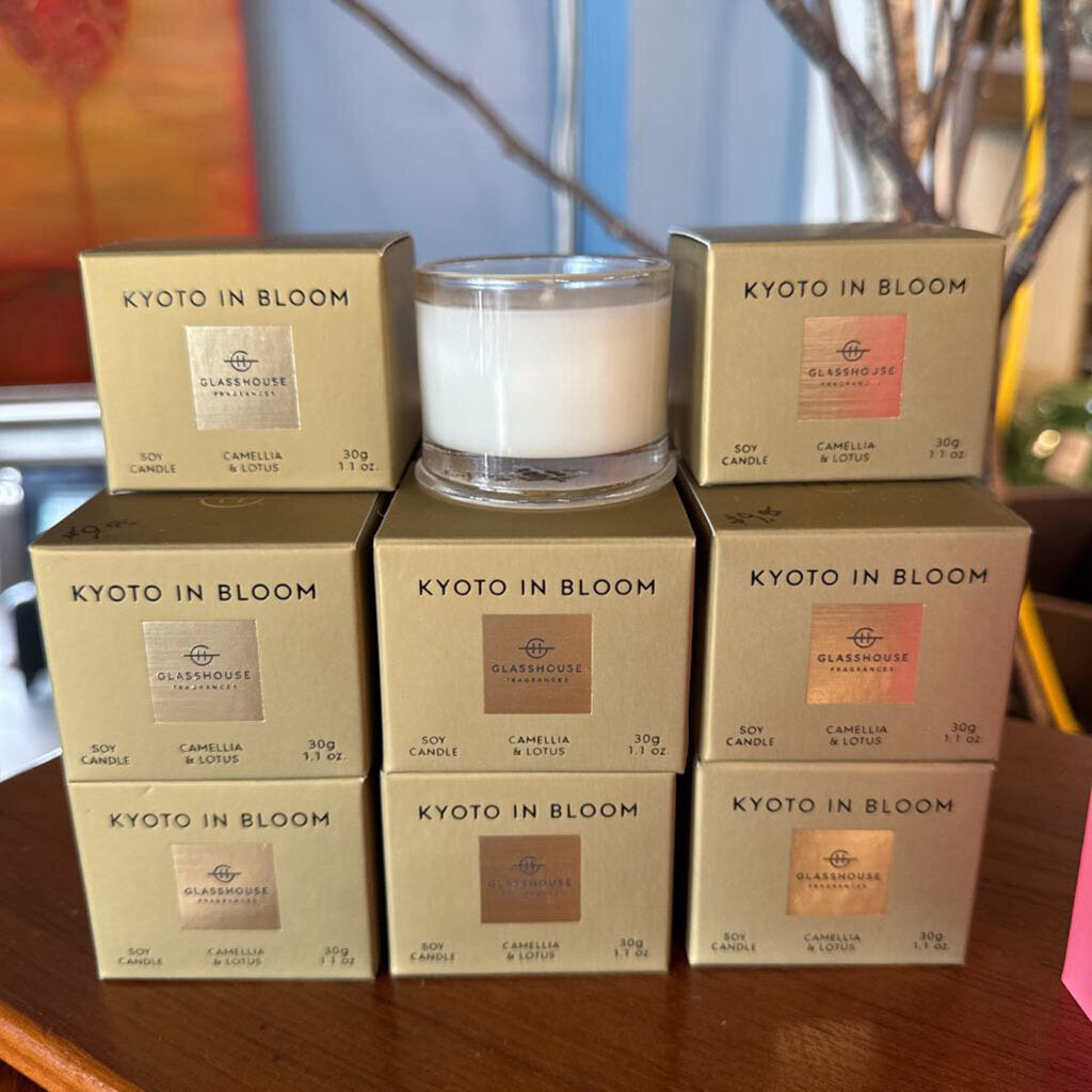 Glasshouse Mini Soy Candle - KYOTO IN BLOOM