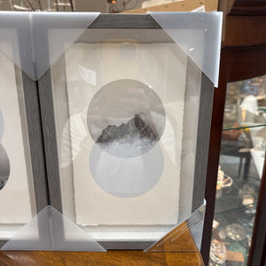 Nature Print Trio - 3 Prints in Grey Frame NEW