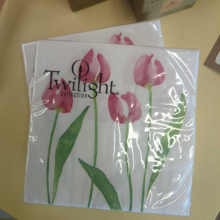 Watercolour Tulip - Cocktail Napkin
