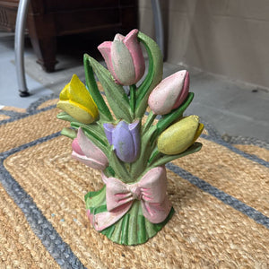 Cast Iron Tulip Door Stopper