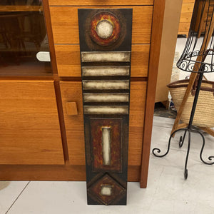 4 Panel - Metal Wall Decor - Lines & Circles