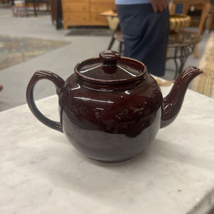 Vintage Chocolate Brown Teapot