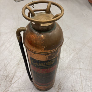Antique Copper Fire Extinguisher