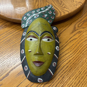 Colourful Carved African Mask
