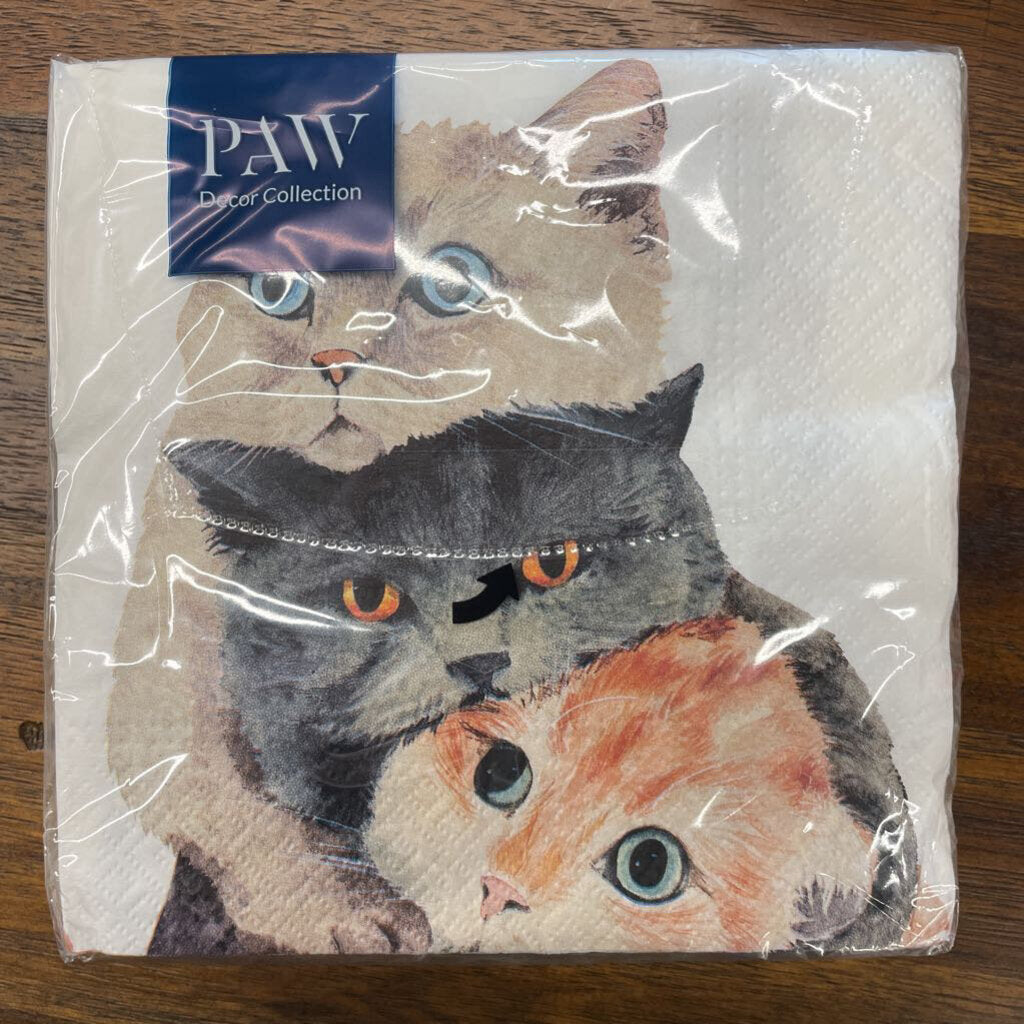 Cats Hugging Napkins PAW 131500