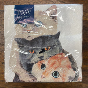 Cats Hugging Napkins PAW 131500