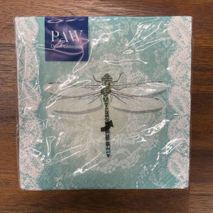 DRAGONFLY Square Paper Napkins 20 pk 858000