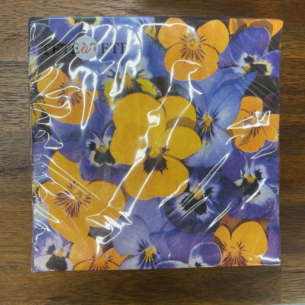PANSIES Paper Napkins 20 pk 126500