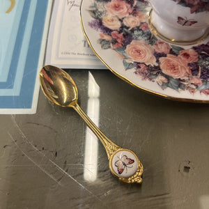 Lena Liu "Circle Of Elegance" Teacup,Saucer,&Spoon- Bradford Editions