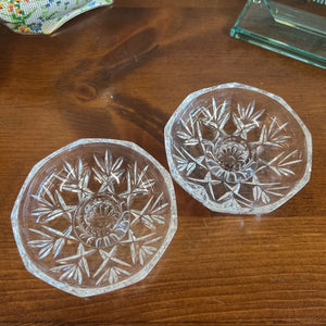Pair- Crystal Candle Holders