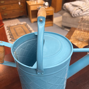 Blue Metal Watering Can