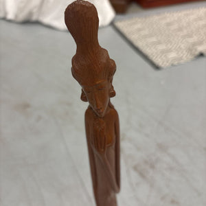 Tall Slender Female Bali Carving - Teak