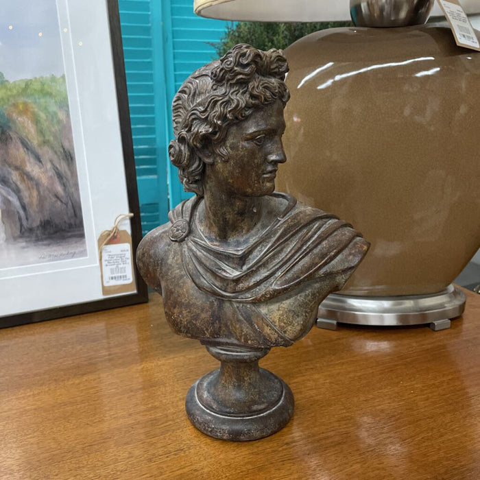 Bronzed Cement Apollo Belvedere Bust