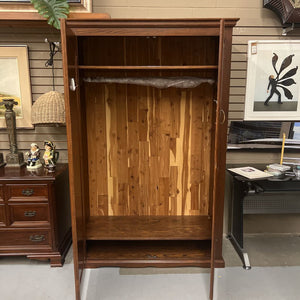 Custom Solid Oak Wardrobe- Lined w Red Cedar