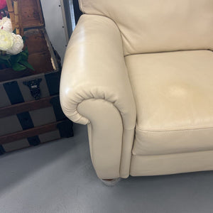 Natuzzi Cream Colour Loveseat, 2 Seater