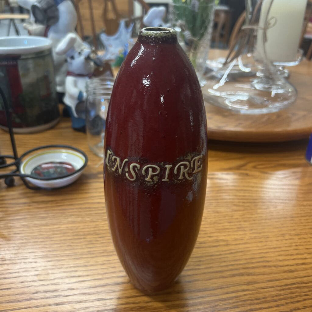 "Inspire" Red Vase