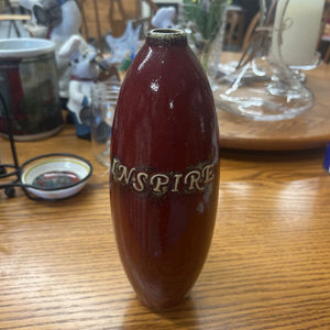 "Inspire" Red Vase