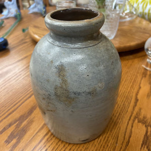Antique Stoneware Vase- Grey/Light Beige Colour