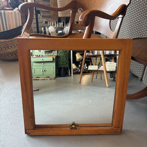 Antique Pine Frame Mirror