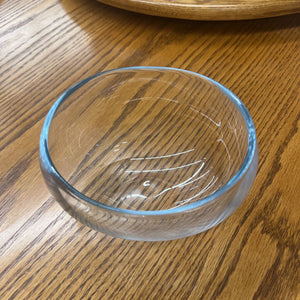 Oval Glass Bowl