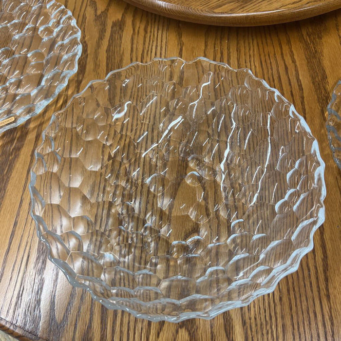 Nachtmann Crystal Round Serving/Salad Bowl w Bubble Design