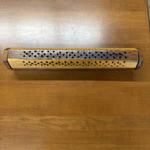 Asian Hardwood Incense Stick Burner Holder