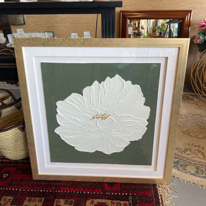 Park Lane Gallery Large White Flower Multi-Media Print