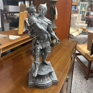 Zinc Gladiator Figurine w Dagger