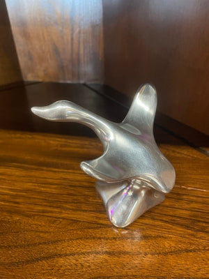 Hoselton Aluminum Goose Statue In Flight