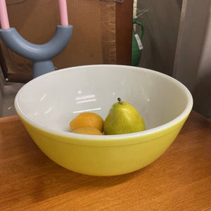 Vintage Yellow Pyrex Mixing Bowl