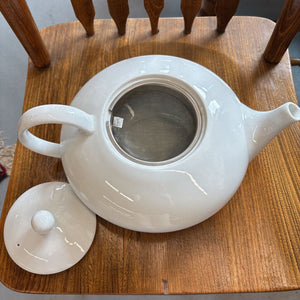 Large Oval Porcelain Teapot