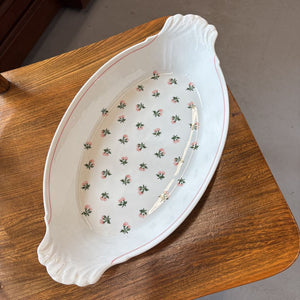 Vintage "Petite Fleur" Oven to Table Casserole Dish
