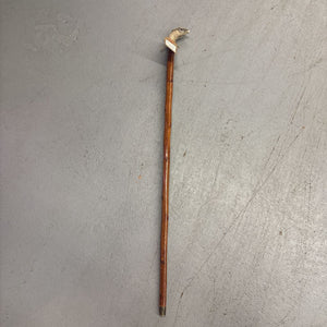 Wooden Walking Stick/Cane w Bird Head