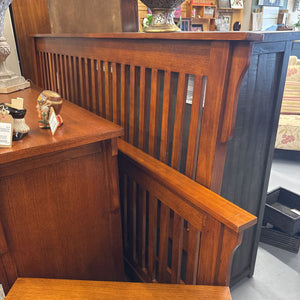 Mission Styled King Bedframe - HB FB Rails