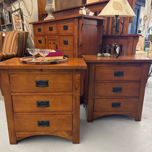 Mission Styled Bedside Table