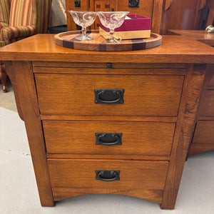 Mission Styled Bedside Table