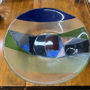 Art Glass Plate-Karen Lainey 2004