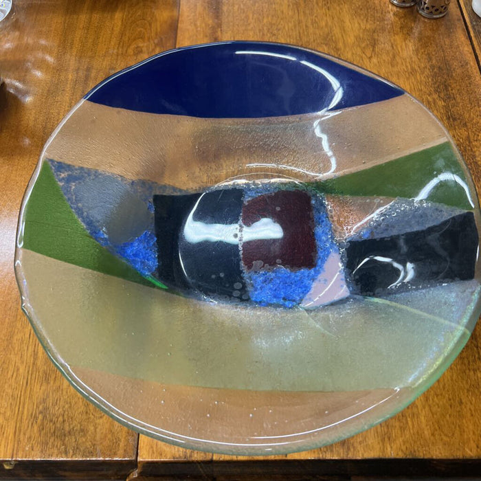 Art Glass Plate-Karen Lainey 2004