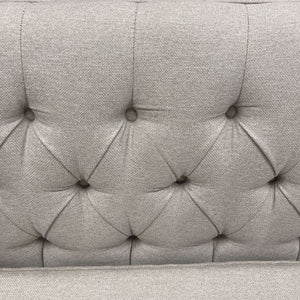 Soft Grey Tufted Sofa
