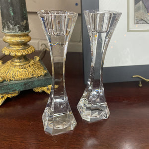 Villeroy & Boch Crystal Candlestick Holders - Set of 2