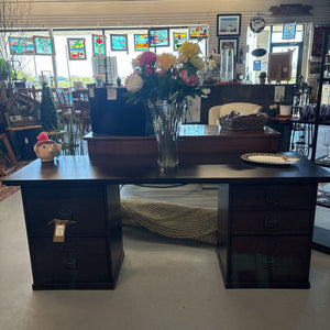 Bedford Executive Desk (Pottery Barn) w 2 Towers & Desk Top *No Hardware Required