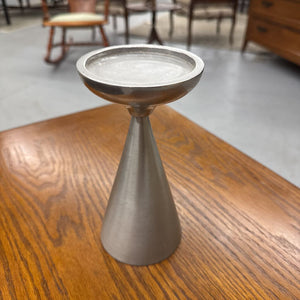Pewter Prism Pillar Candle Holder