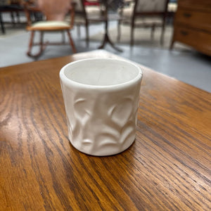 White Mini Ceramic Planter