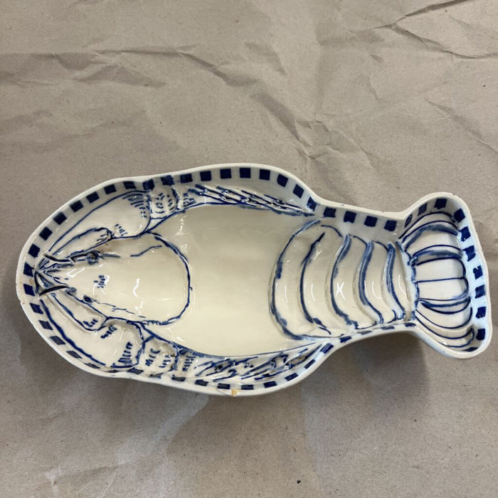 Hand Painted Lobster Plate- Germany
