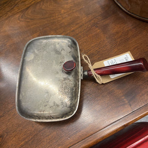 Vintage Antique Silv. Plated Butlers Crumb Bin w Bakelite Handle