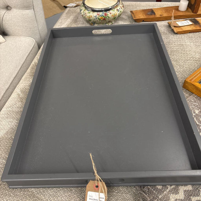 Grey Matte Tray - Large
