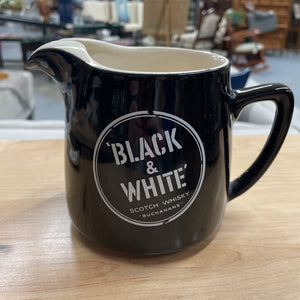Black & White Scotch Whisky Pitcher