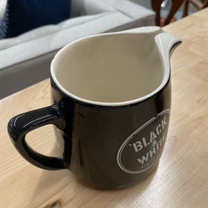 Black & White Scotch Whisky Pitcher