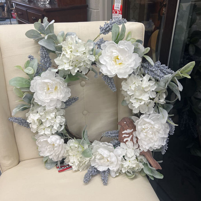 White Floral Wreath